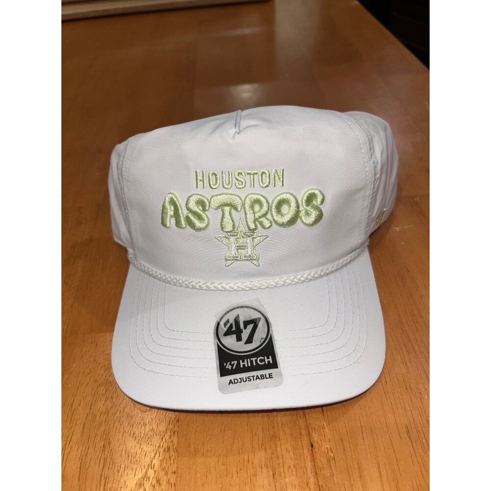 NEW Houston Astros '47 Hitch Adjustable Snapback White Hat MSRP $44.99